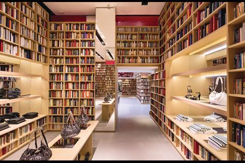 50,000 tomes have been used to create the appearance of a bookshop